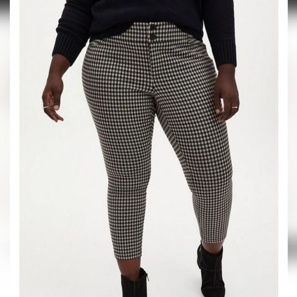 ANKLE SKINNY STUDIO DOUBLE KNIT MID-RISE PANT - Picture 1 of 10